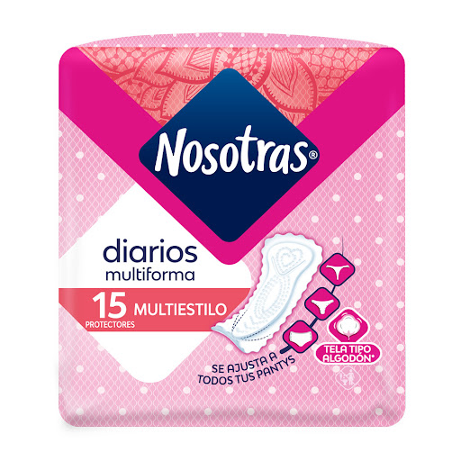 PROTECTORES DIARIOS NOSOTRAS MULTIESTILO X 15 UND 